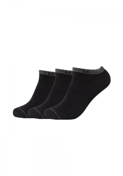 3 pack Męskie Skarpety MUSTANG black MU33031 – 9999