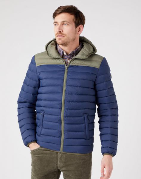 WRANGLER PUFFER JACKET MĘSKA KURTKA PRZEJŚCIOWA NAVY W4B1WA114