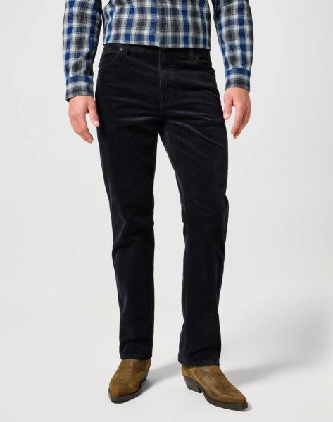 MĘSKIE SPODNIE SZTRUSKOWE WRANGLER TEXAS BLACK 112356789 W121016329