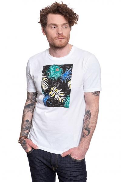 LEE BOTANICAL PRINT TEE BLACK L61IFE01