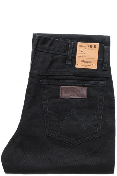 JEANSY MĘSKIE WRANGLER TEXAS REACTIVE BLACK W12114002 $