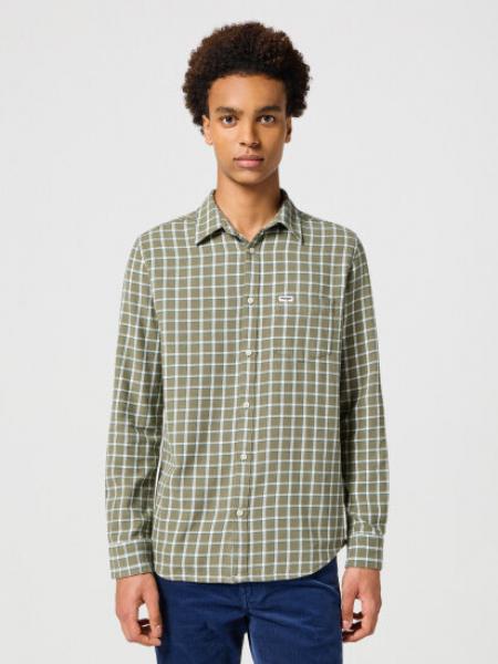 WRANGLER MĘSKA KOSZULA 1 PKT SHIRT DUSTY GREEN 112356770 W5X2017359