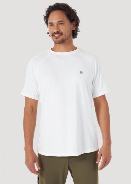 WRANGLER ATG SS PERFORMANCE TEE MĘSKI T-SHIRT KOSZULKA LOGO WHITE WA7BDU989