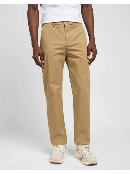 LEE MĘSKIE SPODNIE MATERIAŁOWE LEE REGULAR CHINO CLAY L71FTY60 112145529