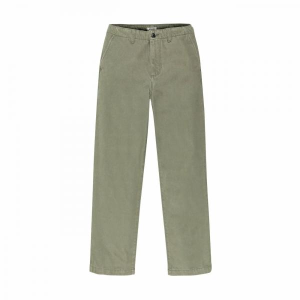 WRANGLER CASEY JONES CHINO DAMSKIE SPODNIE MATERIAŁOWE DUSTY OLIVE W24GBIX45