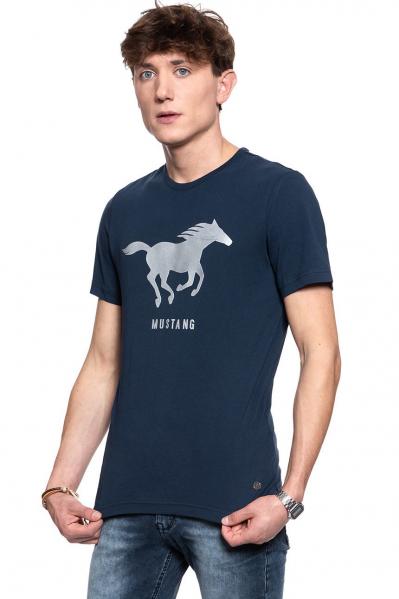 MUSTANG T SHIRT Print Tee DRESS BLUES 1008718 5334