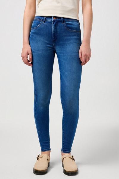 WRANGLER HIGH SKINNY DAMSKIE SPODNIE JEANSOWE JEANSY DŻINSY RUSTIC 112350940 W27H017957