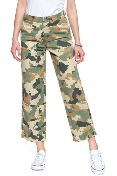 SPODNIE DAMSKIE LEE WIDE LEG CAMOUFLAGE L31GCW03 112107101