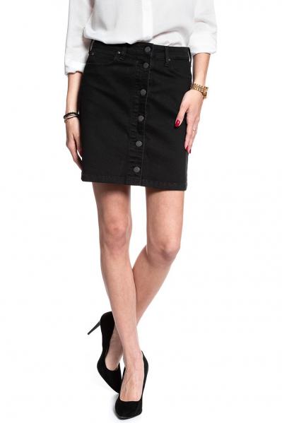 SPÓDNICA JEANSOWA LEE A LINE SKIRT MOTO BLACK L38NIZLG