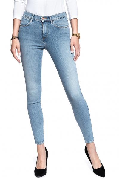 WRANGLER HIGH SKINNY BLUE POWDER W27HFS15L 112128076