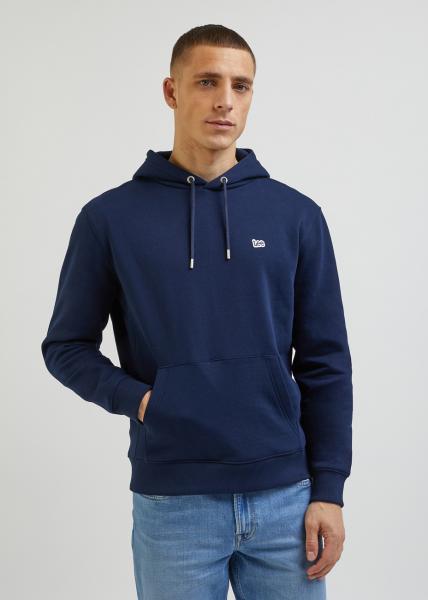 LEE PLAIN HOODIE MĘSKA BLUZA Z KAPTUREM EMPEROR NAVY L80YRFA67