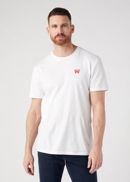 WRANGLER SIGN OFF TEE MĘSKI T-SHIRT KOSZULKA WHITE W70MEE989