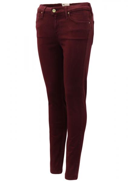 LEE SKINNY DAMSKIE SPODNIE SCARLETT RICH BURGUNDY L526GHIS