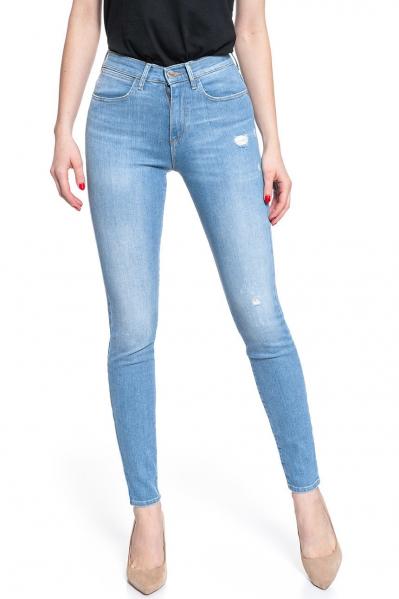 WRANGLER HIGH RISE SKINNY INDIGO BEACHES W27HGU241