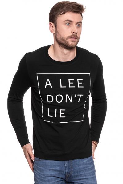 LONGSLEEVE LEE DON´T LIE TEE LS BLACK L65VEQ01