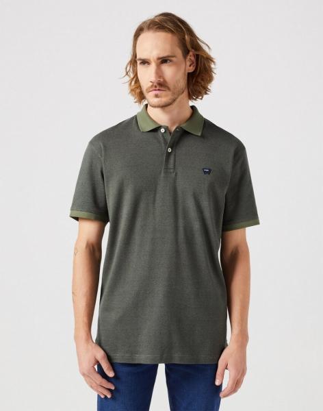 MĘSKA KOSZULKA POLO POLÓWKA WRANGLER POLO SHIRT DUSTY OLIVE 112350410