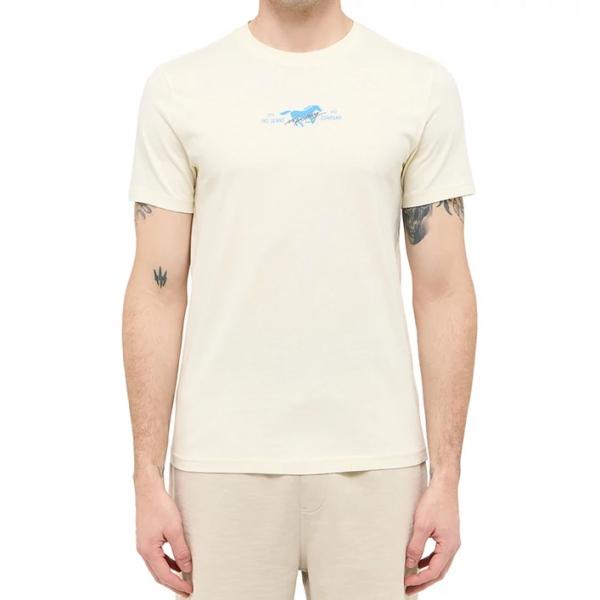 MĘSKA KOSZULKA MUSTANG Austin T-shirt LOGO Light Gray 1015058 3003