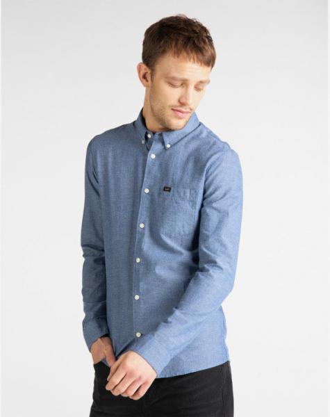 MĘSKA KOSZULA MATERIAŁOWA LEE SLIM BUTTON DOWN L66XDDLR