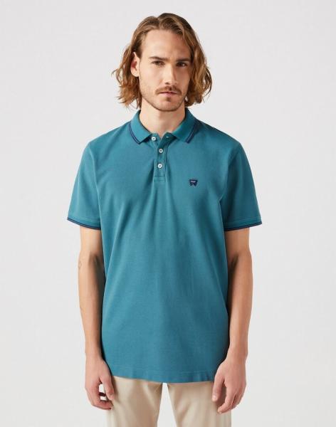 WRANGLER POLO SHIRT MĘSKA KOSZULKA POLO POLÓWKA HYDRO 112350405