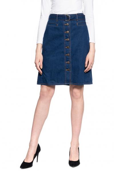 DAMSKA SPÓDNICA JEANSOWA LEE BELTED SKIRT L38IKE36