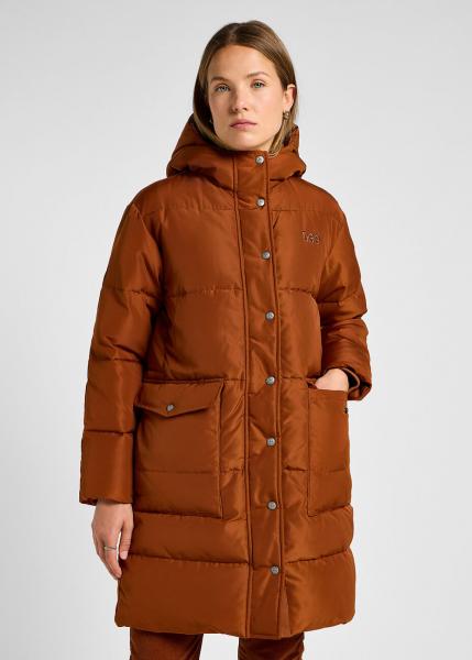 LEE DAMSKA KURTKA LONG PUFFER JACKET CLOVE 112355178