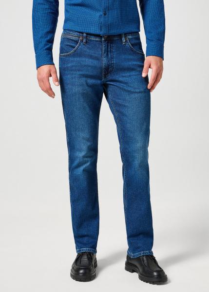 WRANGLER MĘSKIE SPODNIE JEANSOWE GREENSBORO DARK TRAILS 112358221 W15Q008815