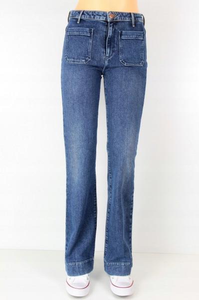 WRANGLER FLARE DAMSKIE SPODNIE JEANSOWE JEANSY W233WB065