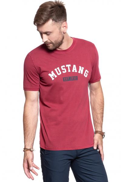 MUSTANG T SHIRT Alex C Print RHUBARB 1008151 7194