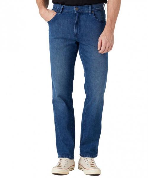 WRANGLER TEXAS MĘSKIE SPODNIE JEANSOWE JEANSY LEON BLUE W121AG42B