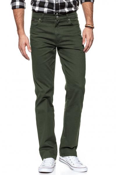 WRANGLER SPODNIE MĘSKIE TEXAS MOSS GREEN W121TA221