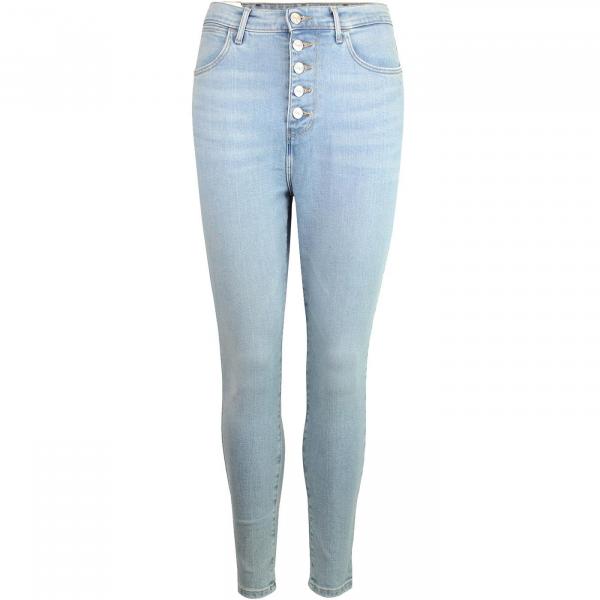 WRANGLER SUPER HIGH SKINNY DAMSKIE SPODNIE JEANSOWE JEANSY DŻINS TUBBLES BLUES W27WQB17K