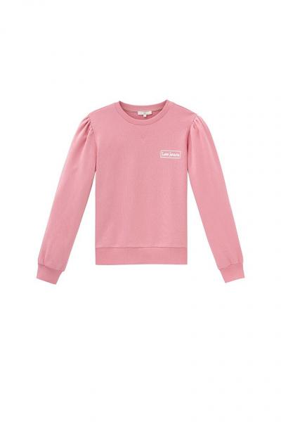 LEE GRAPHIC SWEATSHIRT REGULAR FIT DAMSKA BLUZA KLASYCZNA LOGO LA PINK L53HBRNL