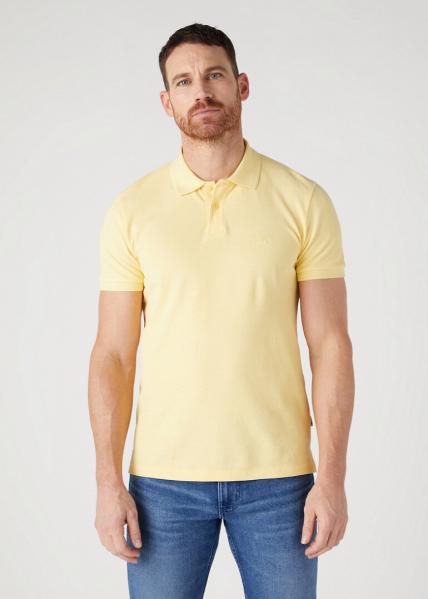 WRANGLER POLOSHIRT MĘSKA KOSZULKA POLO PALE BANANA W7X7K4Y37