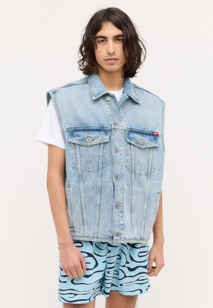 MĘSKA KAMIZELKA JENSOWA MUSTANG Florida Vest Denim Blue 1015160 5000 212
