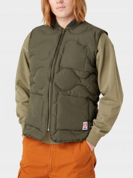 WRANGLER CASEY JONES QUILTED MĘSKA KAMIZELKA BEZRĘKAWNIK VEST GREEN MILITARE W4G2VGG40