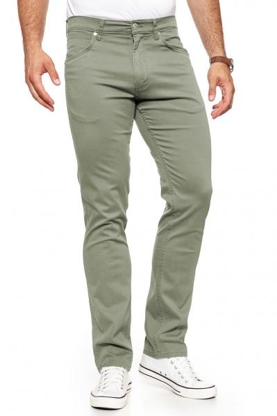 WRANGLER SPODNIE MĘSKIE GREENSBORO DUSTY GREEN W15QSM22A