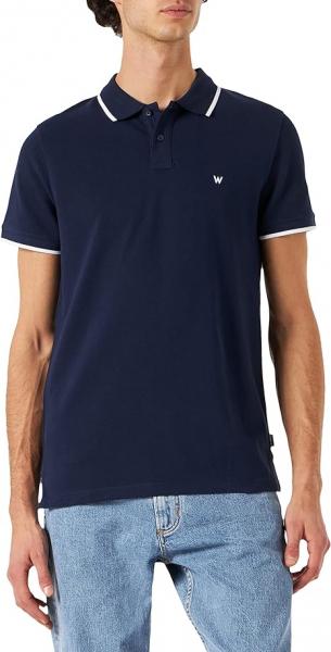 WRANGLER SS PIQUE MĘSKA KOSZULKA POLO NAVY W7MGK4114