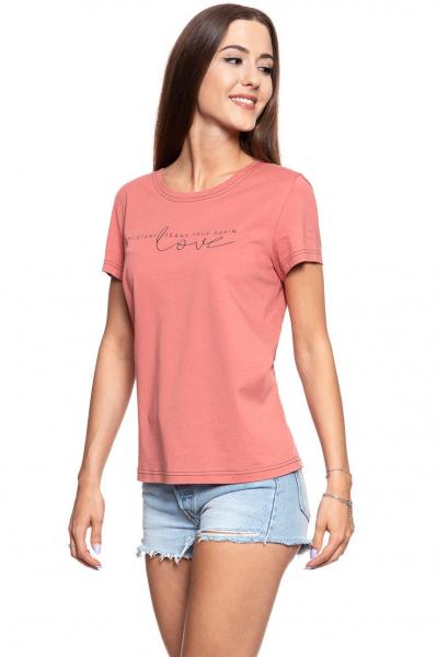 MUSTANG T SHIRT DAMSKI Alina C Print Canyon Rose 1008932 8187