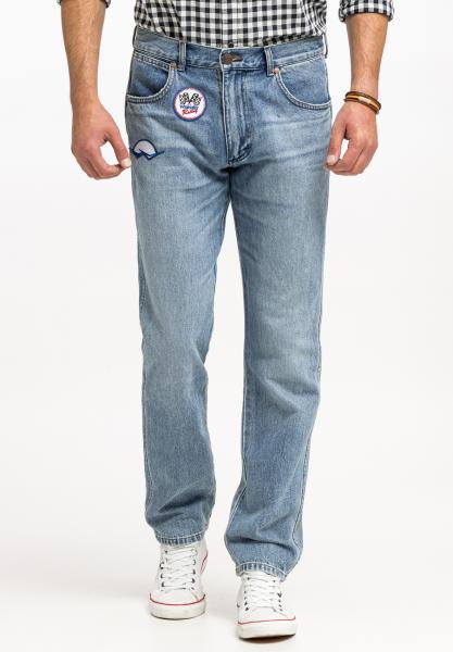 WRANGLER GREENSBORO MĘSKIE SPODNIE JEANSOWE JEANSY DŻINSY RACING INDIGO W15QBF22Y