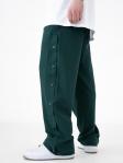 Spodnie Dresowe Z Rozpinanymi Nogawkami Męskie Ciemne Zielone YEP Leg Snap