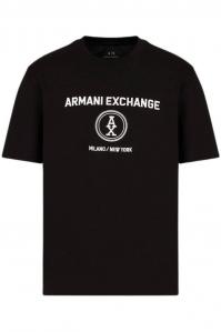 T-shirt męski Armani Exchange 6DZTLC ZJ9JZ czarny