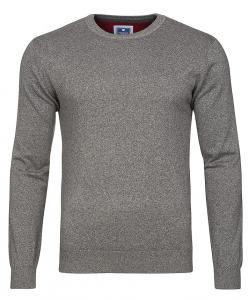 Sweter męski szary c-neck REDMOND