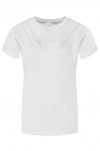 T-shirt damski PINKO 101752 A1NW biały