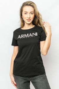 T-shirt damski Armani Exchange 6RYT29 YJG3Z czarny