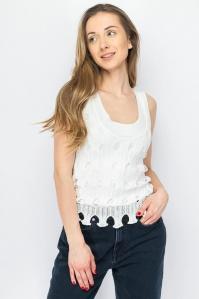 Top damski PINKO 103468 A1UN Z04 biały