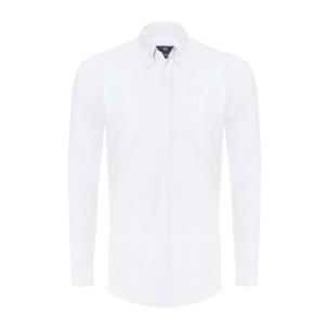 Koszula męska DI SELENTINO OXFORD WHITE / SLIM