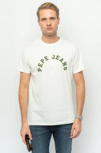 T-shirt męski Pepe Jeans PM509124 biały