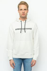 Bluza męska Armani Exchange 6RZMHF ZJDGZ biały