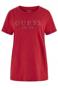 T-shirt damski Guess W3GI76 K8G01 G532 czerwony