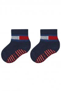 Skarpety dziecięce Tommy Hilfiger 701226500 granatowy 2-PACK